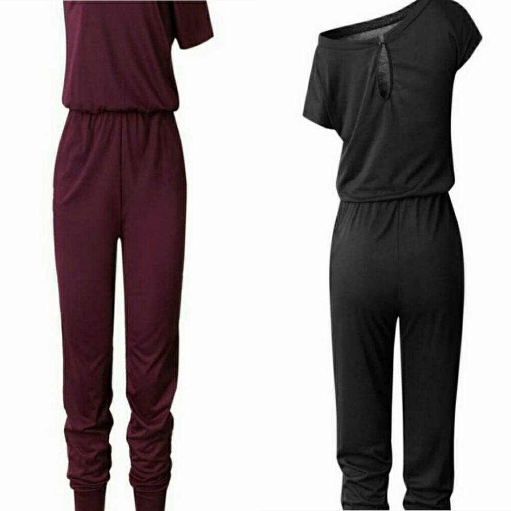 BURGUNDY ROMPER - Picture 3 of 4